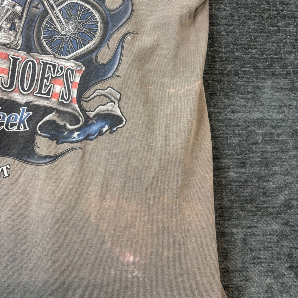 Sloppy Joe's Bike Week 2012 Faded Y2K Grunge Flame Cards Key West T-Shirt L Gray - Picture 4 of 12